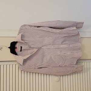 The Limited black white striped button down shirt size small